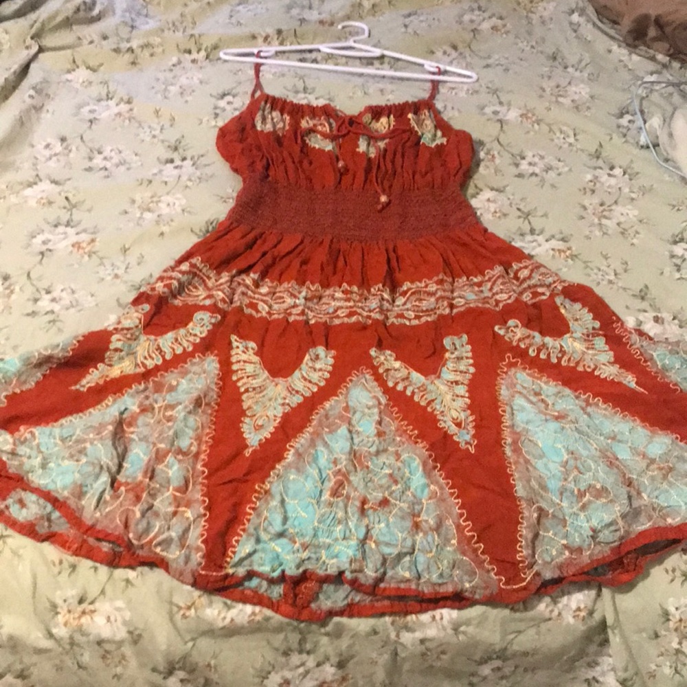 Unique boho dress